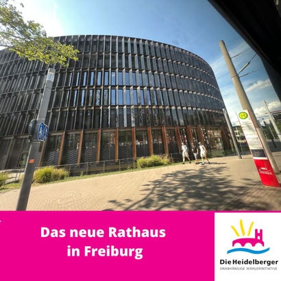 Das neue Rathaus in Freiburg