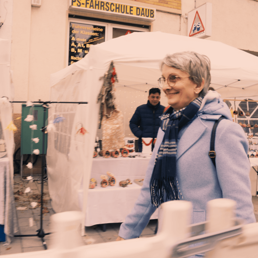 Baustellen-Weihnachts­markt in Handschuh­sheim