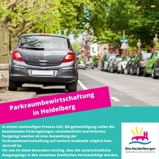 Parkraum­be­wirt­schaftung in Heidelberg
