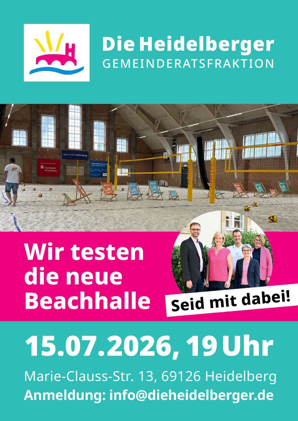 Plakat-Beachhalle
